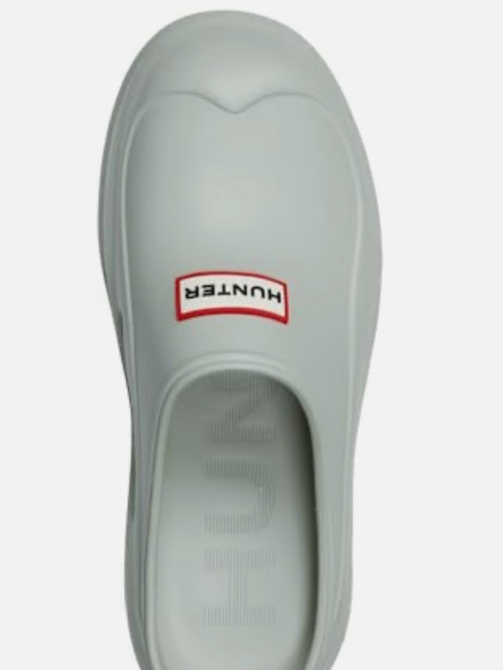 Hunter Slip-On Elana Clogs in light green with Red Logo/new without tags/sz 9 - Picture 13 of 14